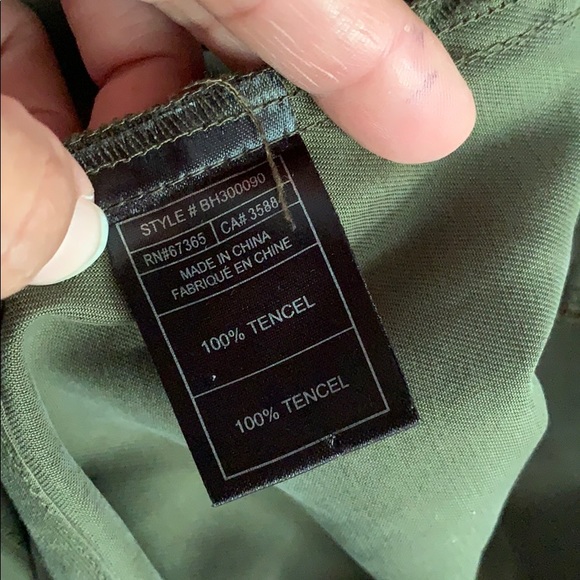 BB DAKOTA Averie Olive Green Utility Jacket ✨ NEW - Picture 9 of 9